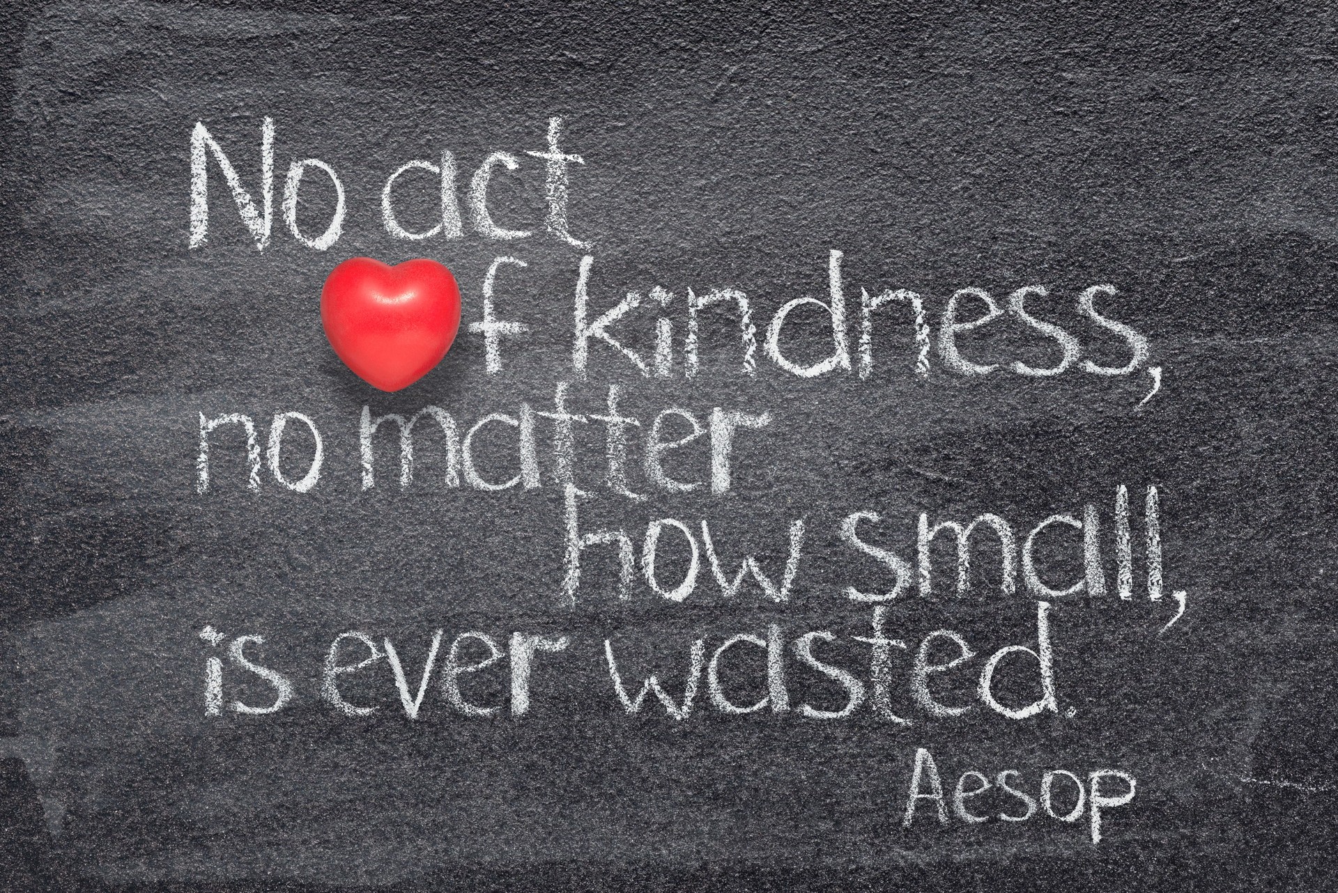 act kindness Aesop